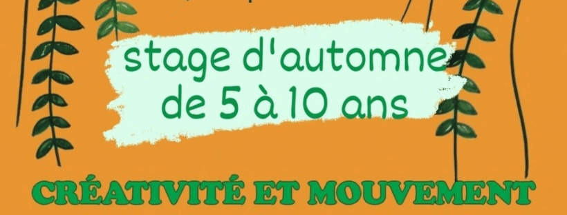 stage pour enfants automne 2024