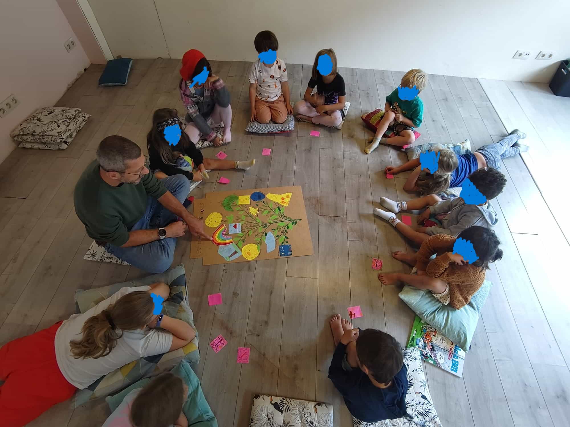 temps de partage avec les enfants